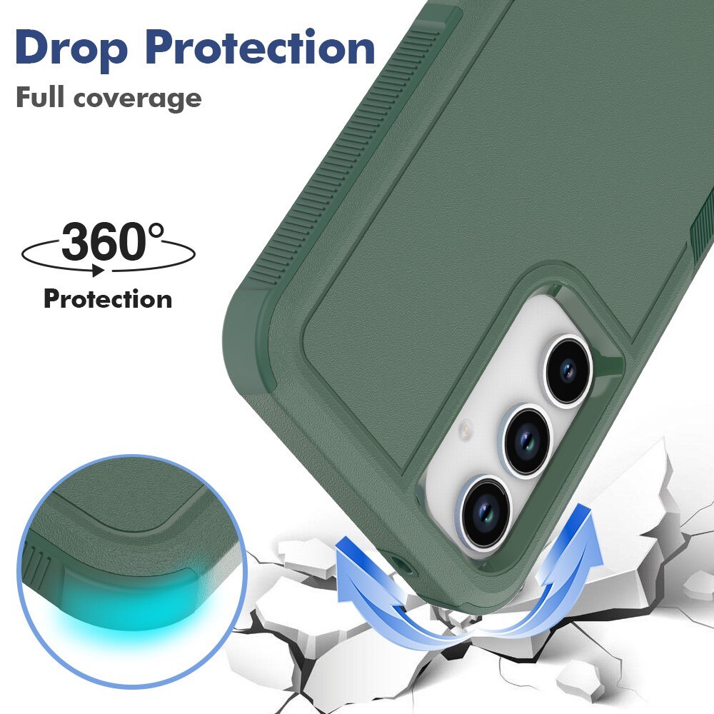 Samsung Galaxy A55 Off-road Hybridcase groen