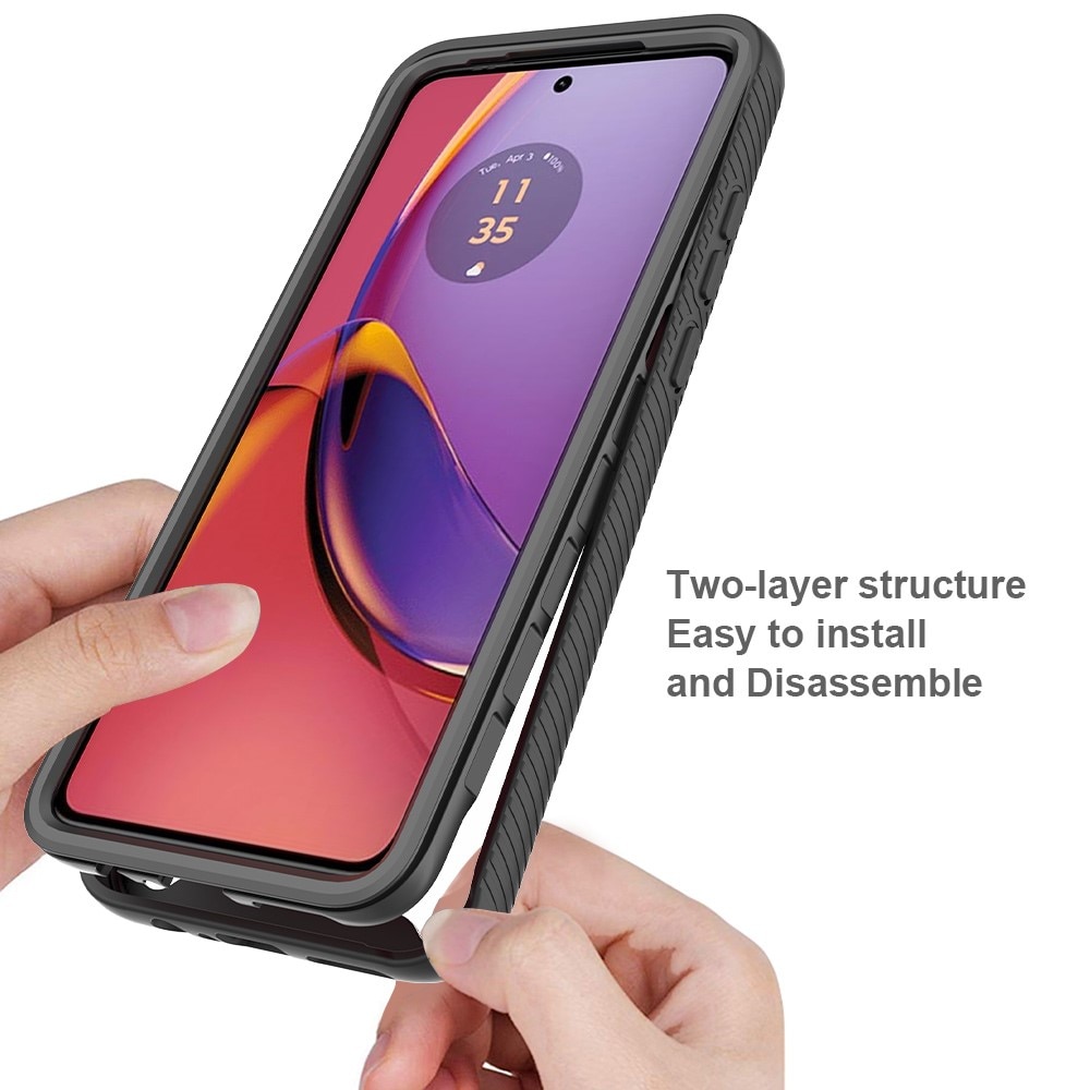 Motorola Moto G84 Full Protection Case zwart