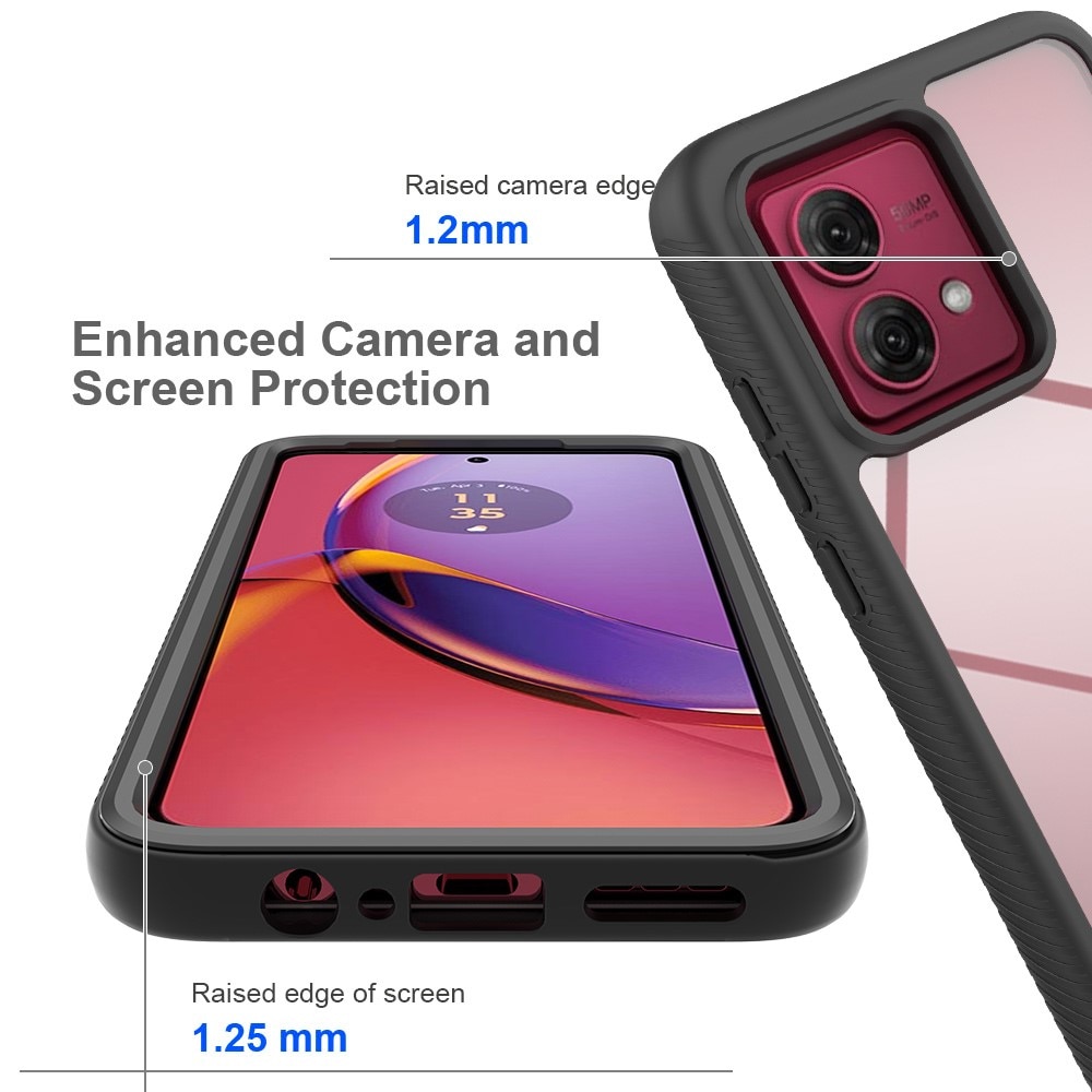 Motorola Moto G84 Full Protection Case zwart