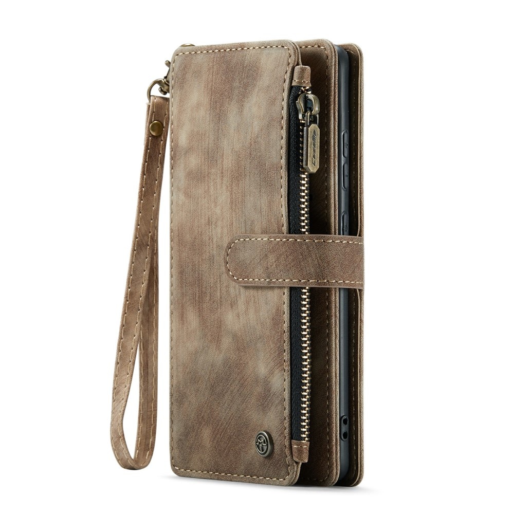 Bookcover hoesje Rits Samsung Galaxy S24 Plus Bruin