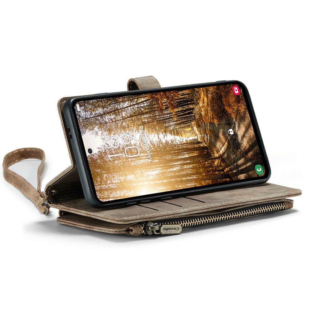 Bookcover hoesje Rits Samsung Galaxy S24 Plus Bruin