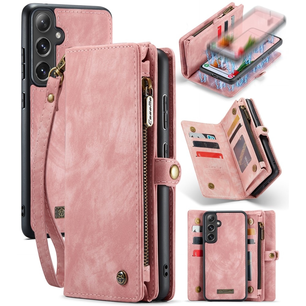 Multi-slot Hoesje Samsung Galaxy S24 roze