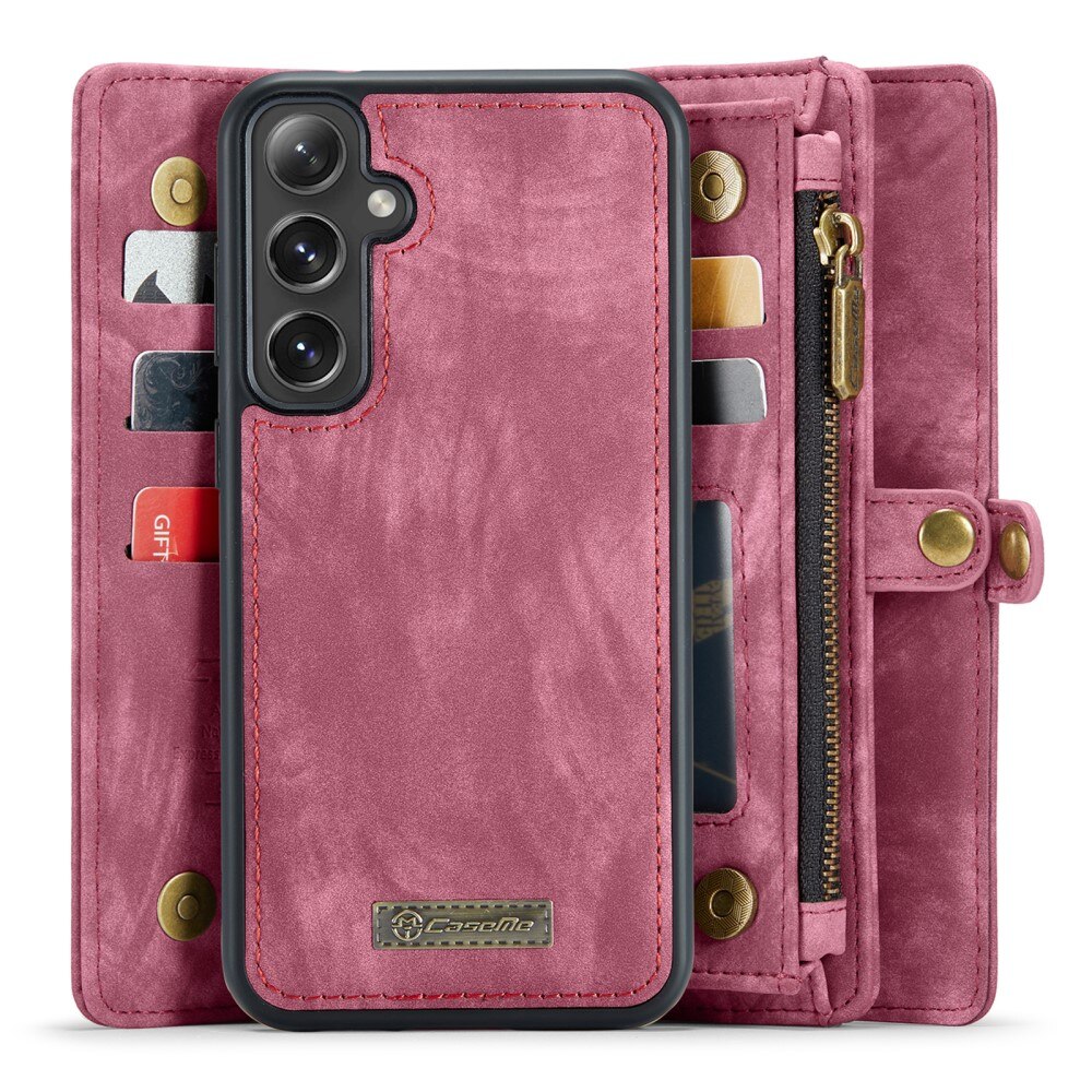 Multi-slot Hoesje Samsung Galaxy S24 rood