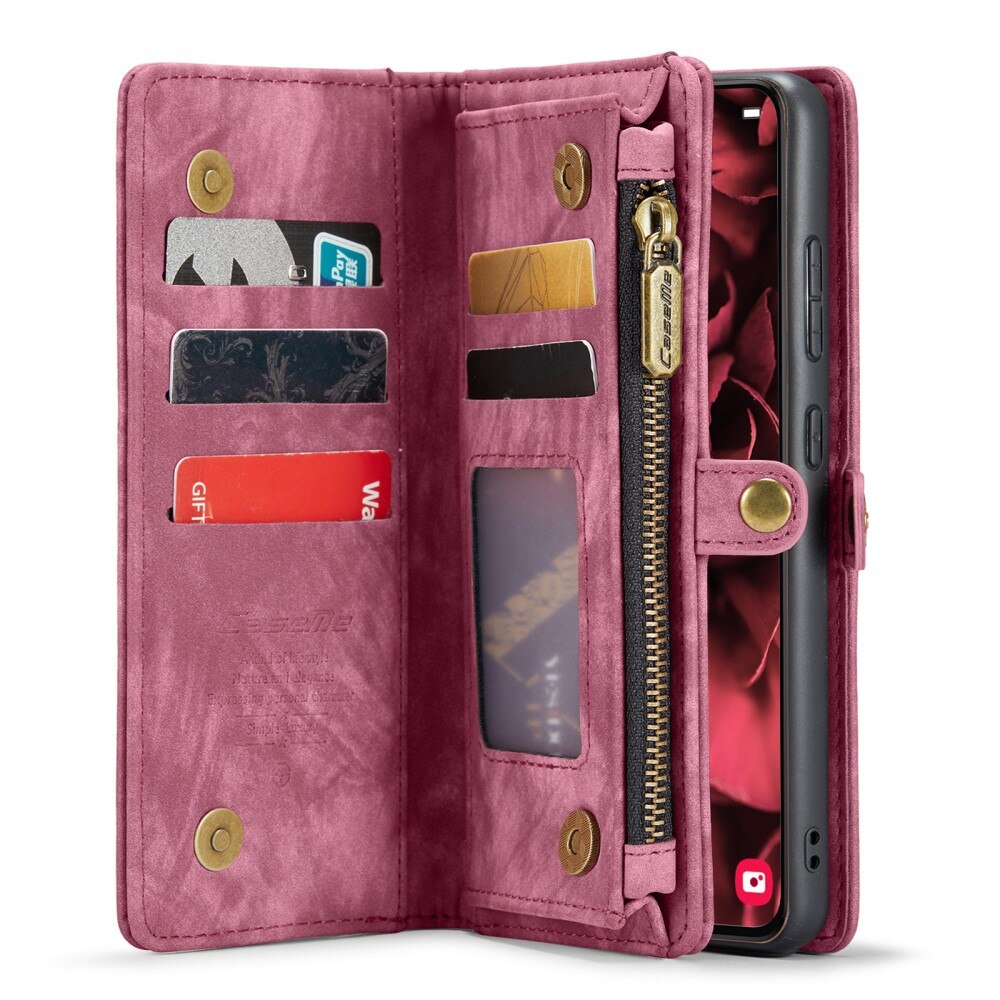 Multi-slot Hoesje Samsung Galaxy S24 rood