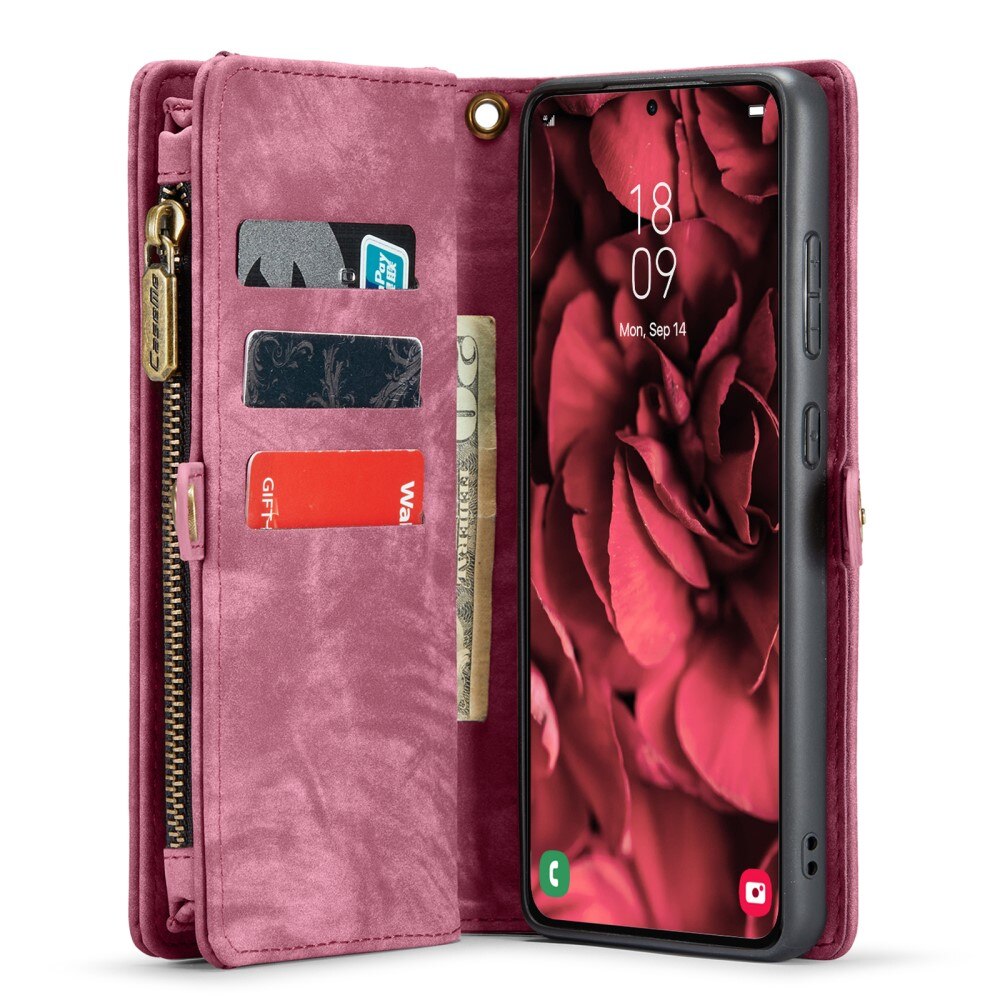 Multi-slot Hoesje Samsung Galaxy S24 rood