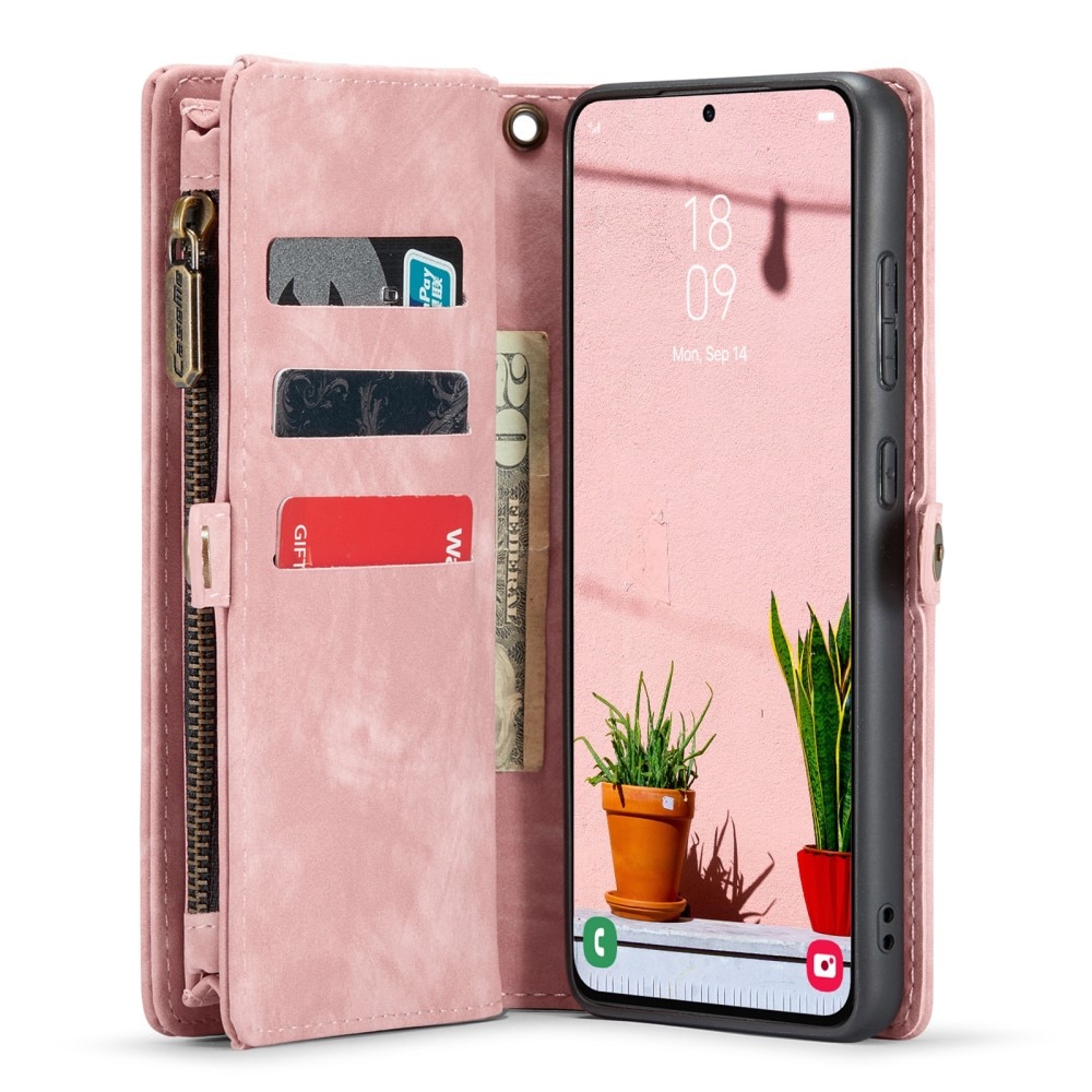 Multi-slot Hoesje Samsung Galaxy S24 Plus roze