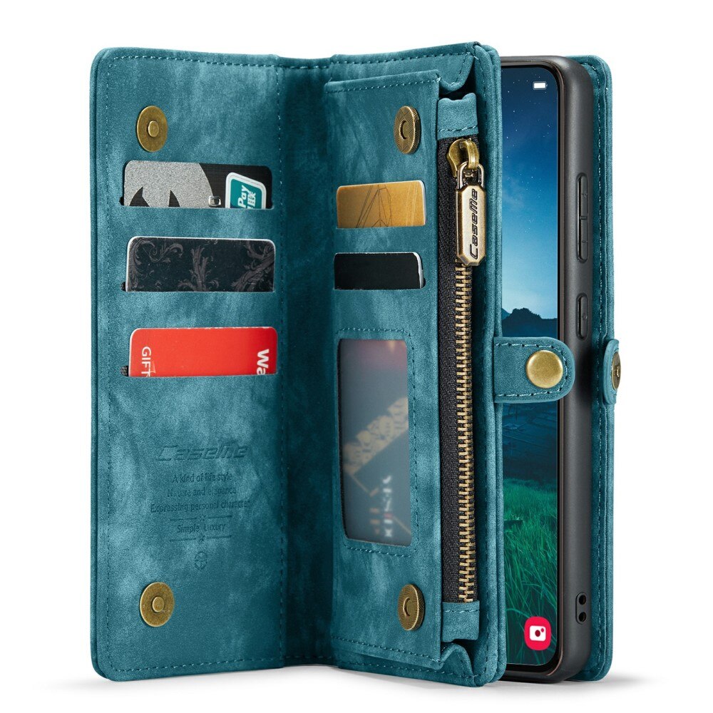 Multi-slot Hoesje Samsung Galaxy S24 Plus blauw