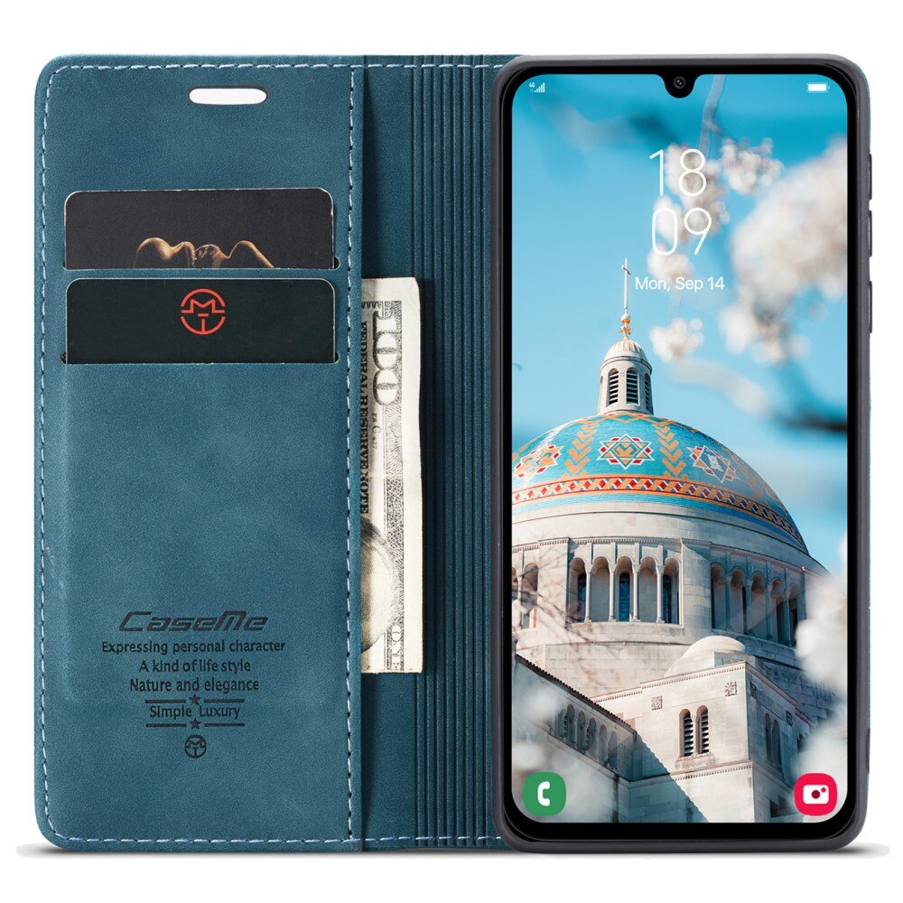 Slim Bookcover hoesje Samsung Galaxy A15 blauw