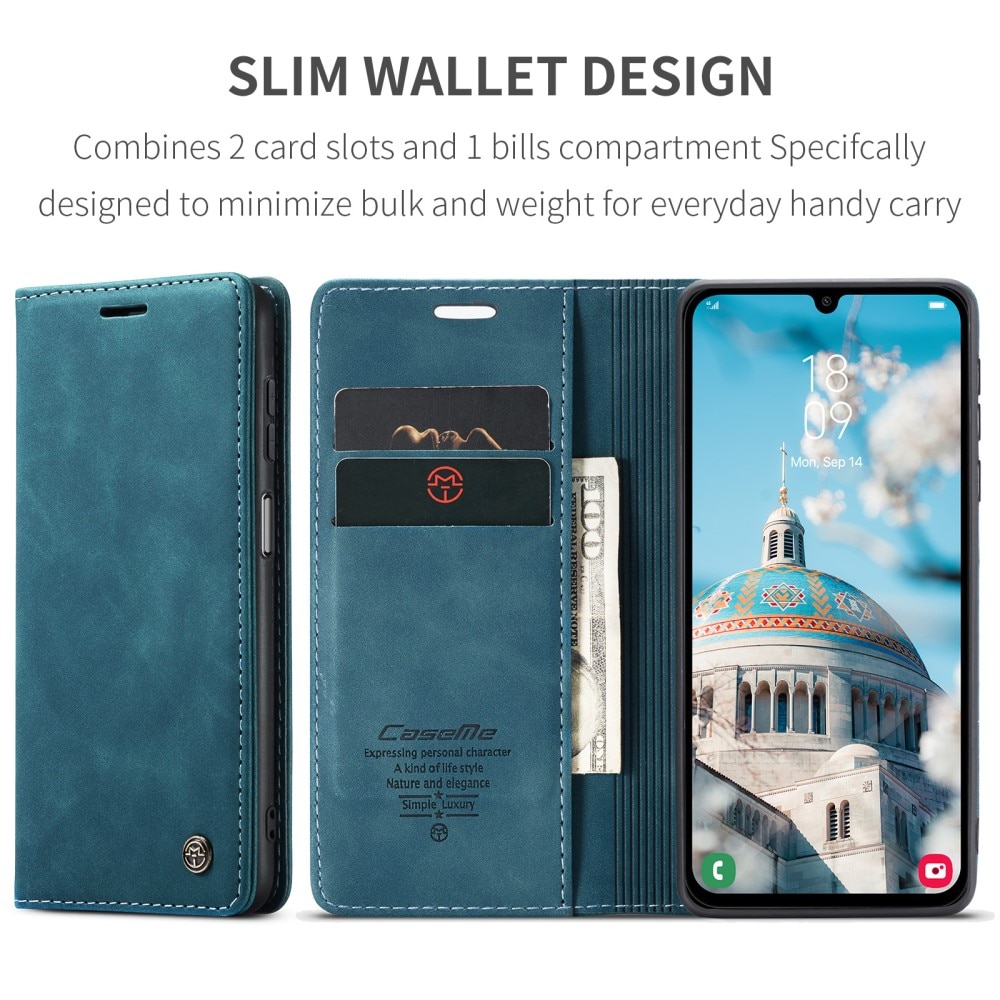 Slim Bookcover hoesje Samsung Galaxy A15 blauw