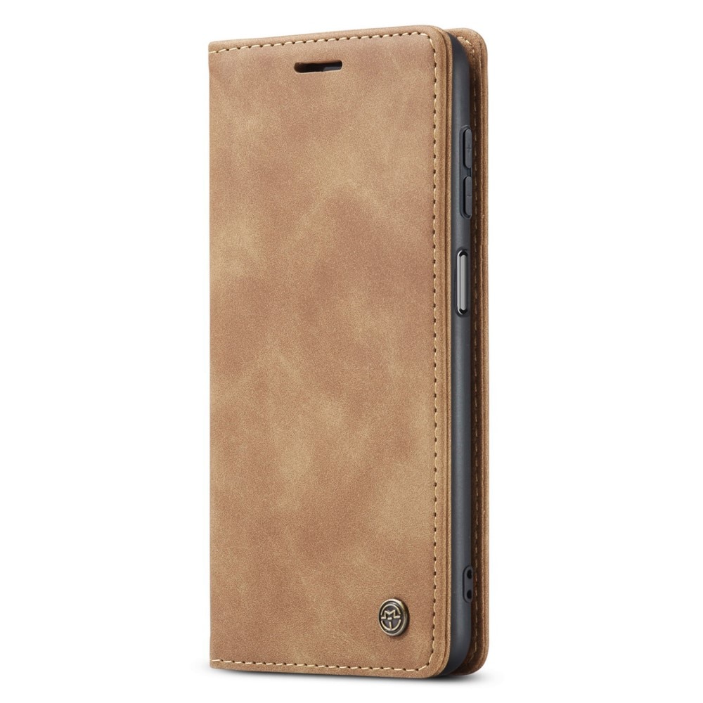 Slim Bookcover hoesje Samsung Galaxy A15 cognac