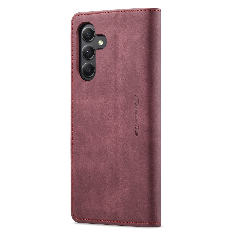 Slim Bookcover Hoesje Samsung Galaxy A15 Rood