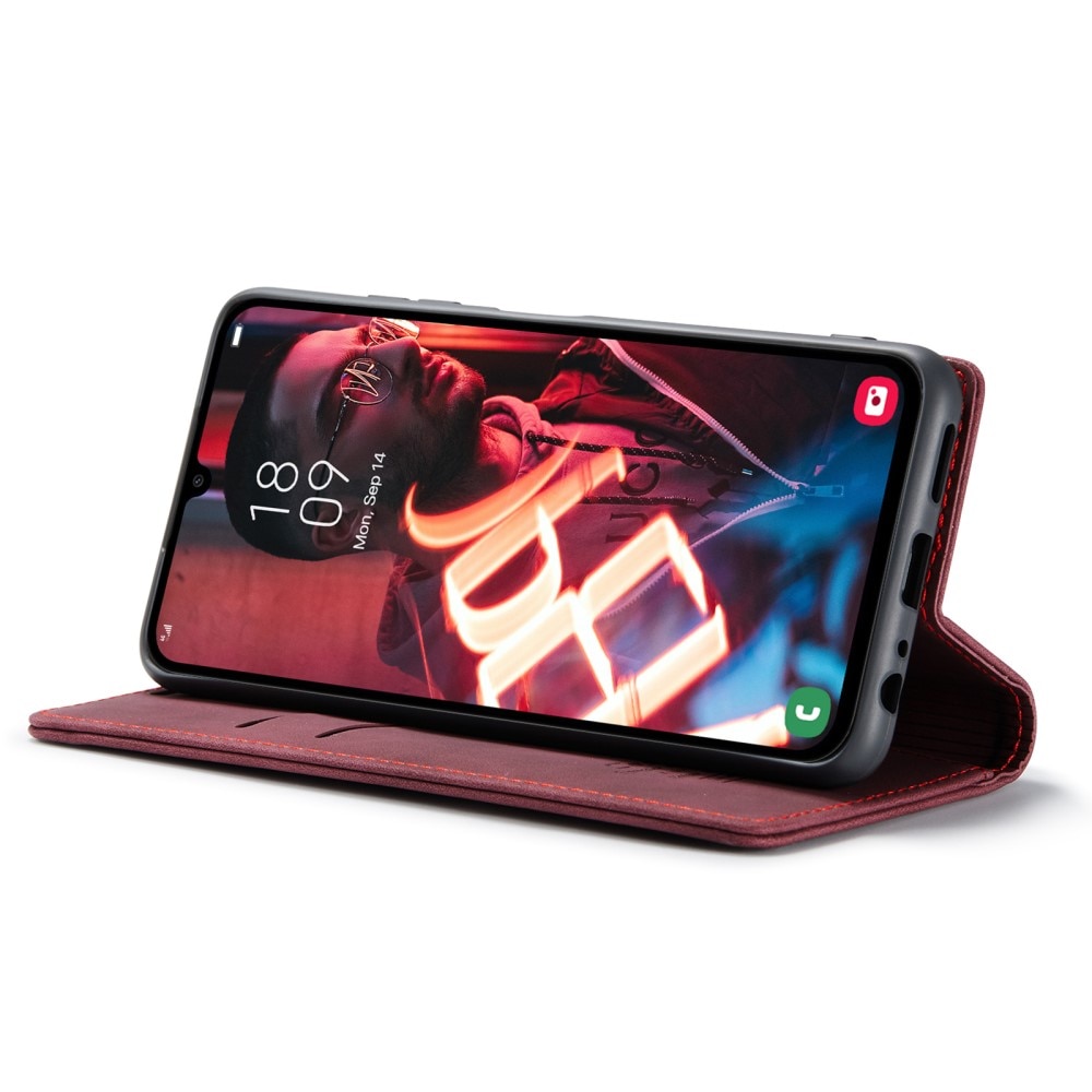 Slim Bookcover Hoesje Samsung Galaxy A15 Rood