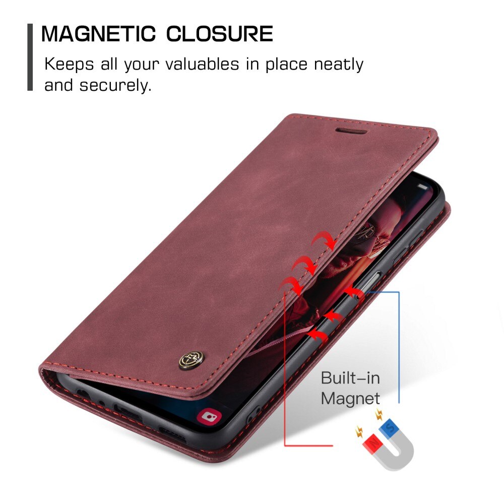Slim Bookcover Hoesje Samsung Galaxy A15 Rood