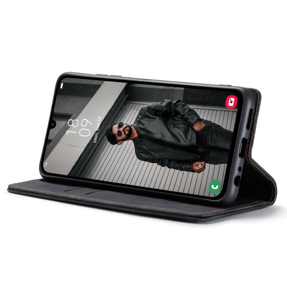 Slim Bookcover Hoesje Samsung Galaxy A15 Zwart