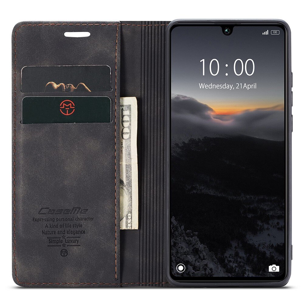 Slim Bookcover hoesje Xiaomi Redmi 13C zwart