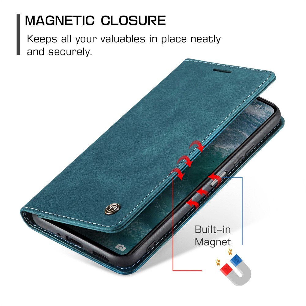 Slim Bookcover hoesje Xiaomi Redmi 13C blauw