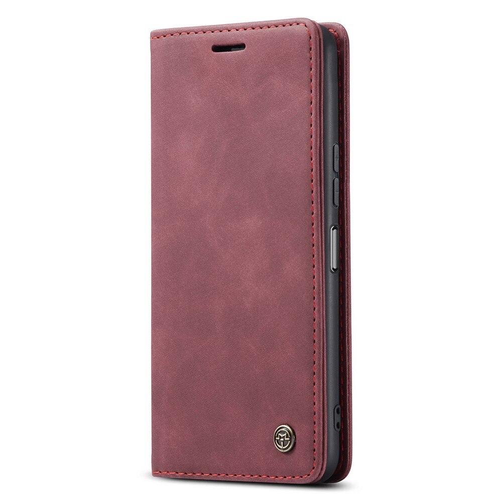 Slim Bookcover hoesje Xiaomi Redmi 13C rood