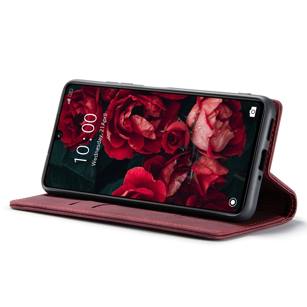 Slim Bookcover hoesje Xiaomi Redmi 13C rood