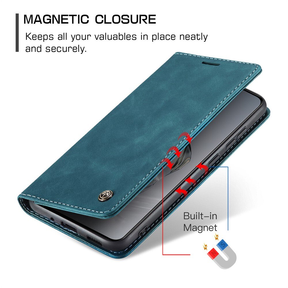 Slim Bookcover hoesje OnePlus 12 blauw