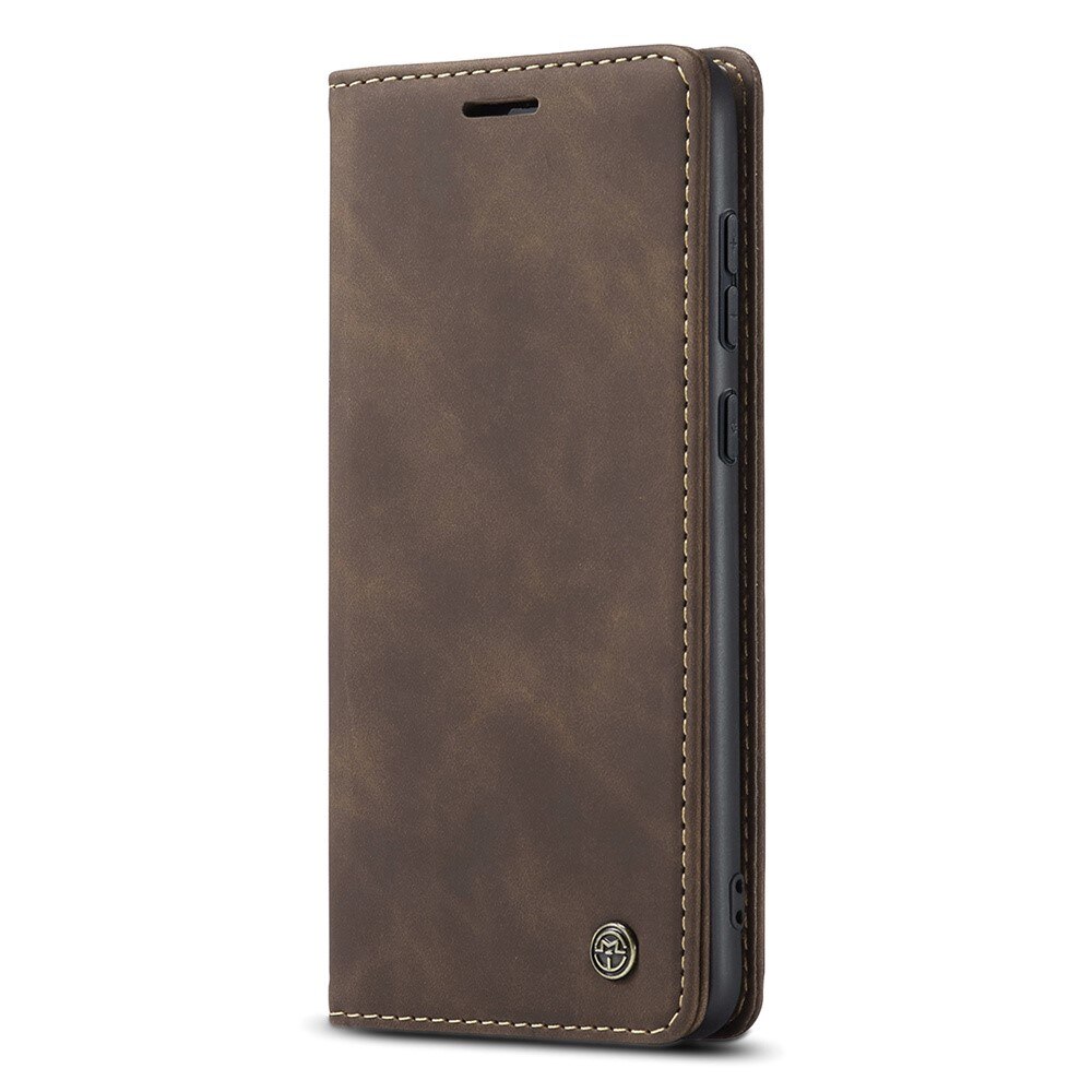 Slim Bookcover hoesje OnePlus 12 bruin