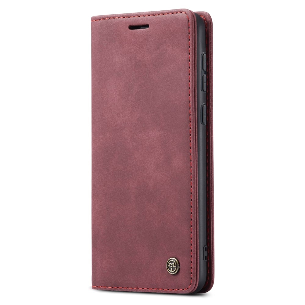 Slim Bookcover hoesje Samsung Galaxy A55 rood