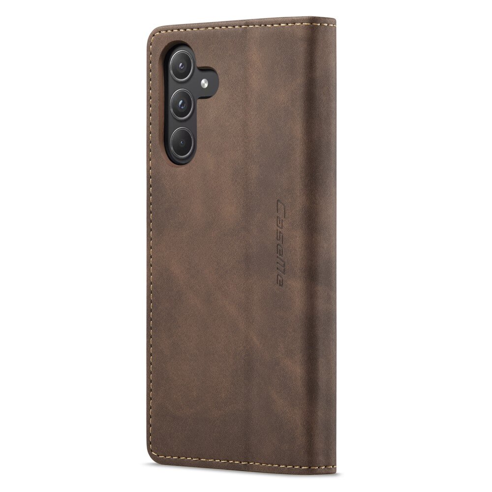 Slim Bookcover hoesje Samsung Galaxy A55 bruin