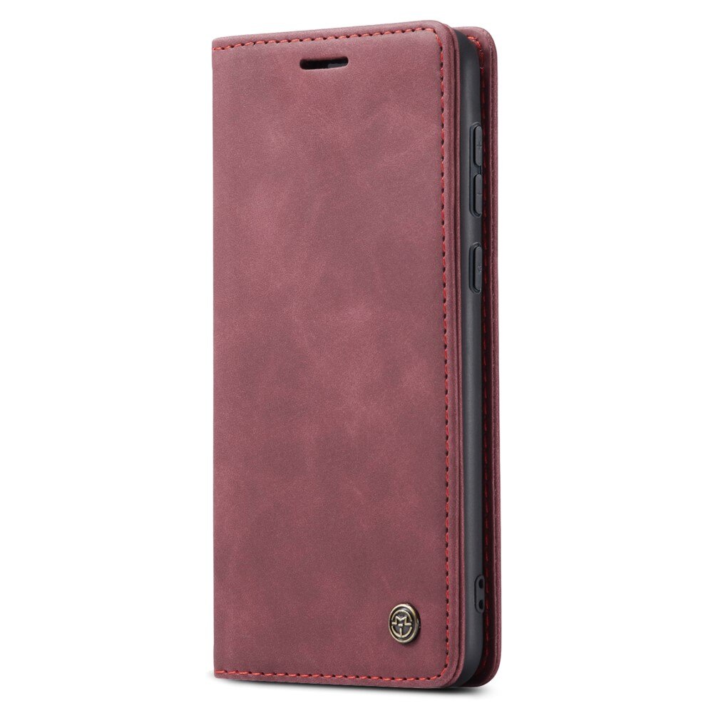 Slim Bookcover hoesje Samsung Galaxy A35 rood