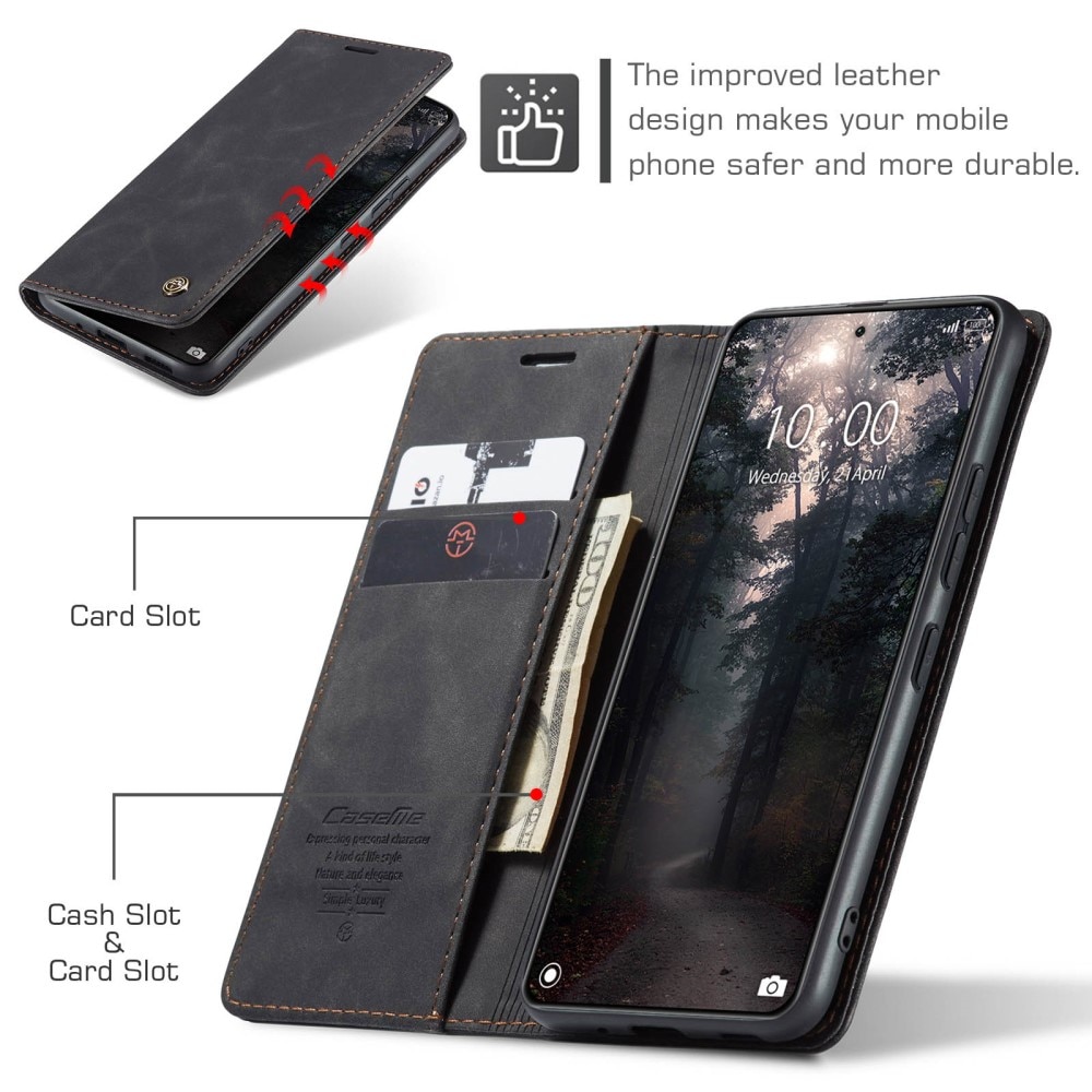 Slim Bookcover hoesje Xiaomi 14 zwart