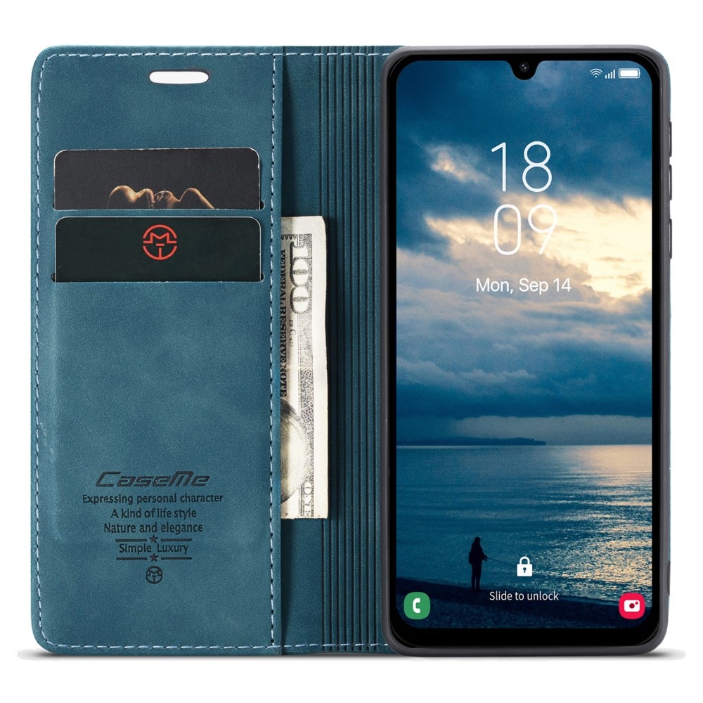 Slim Bookcover hoesje Samsung Galaxy A25 blauw