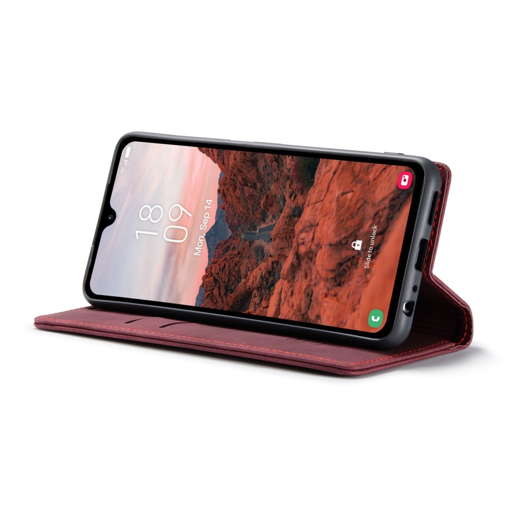 Slim Bookcover hoesje Samsung Galaxy A05s rood
