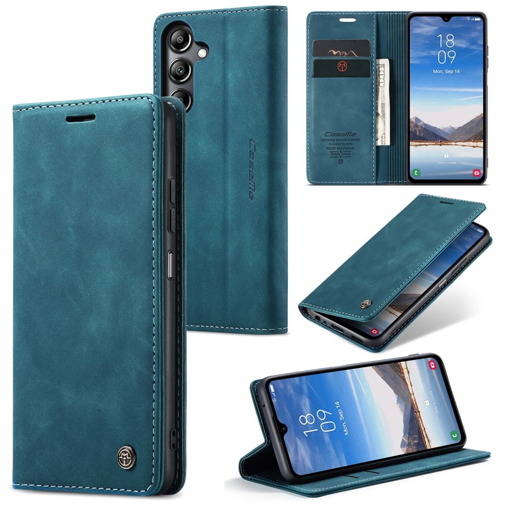 Slim Bookcover hoesje Samsung Galaxy A05s blauw