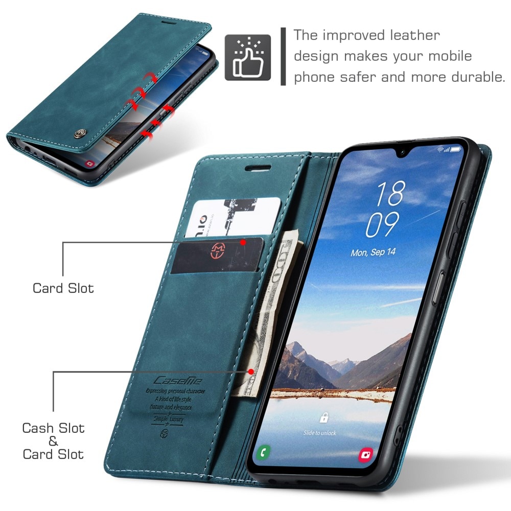 Slim Bookcover hoesje Samsung Galaxy A05s blauw
