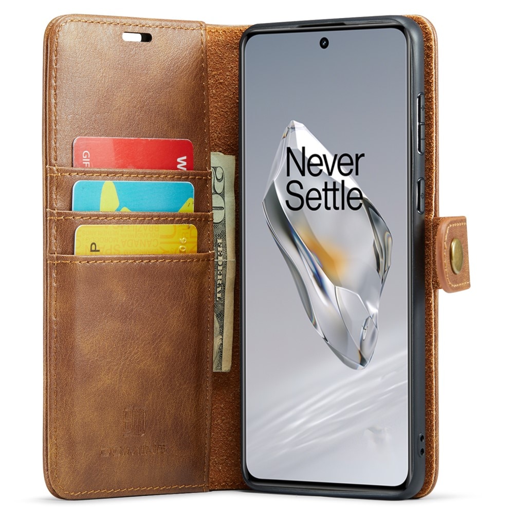 Magnet Wallet OnePlus 12 Cognac