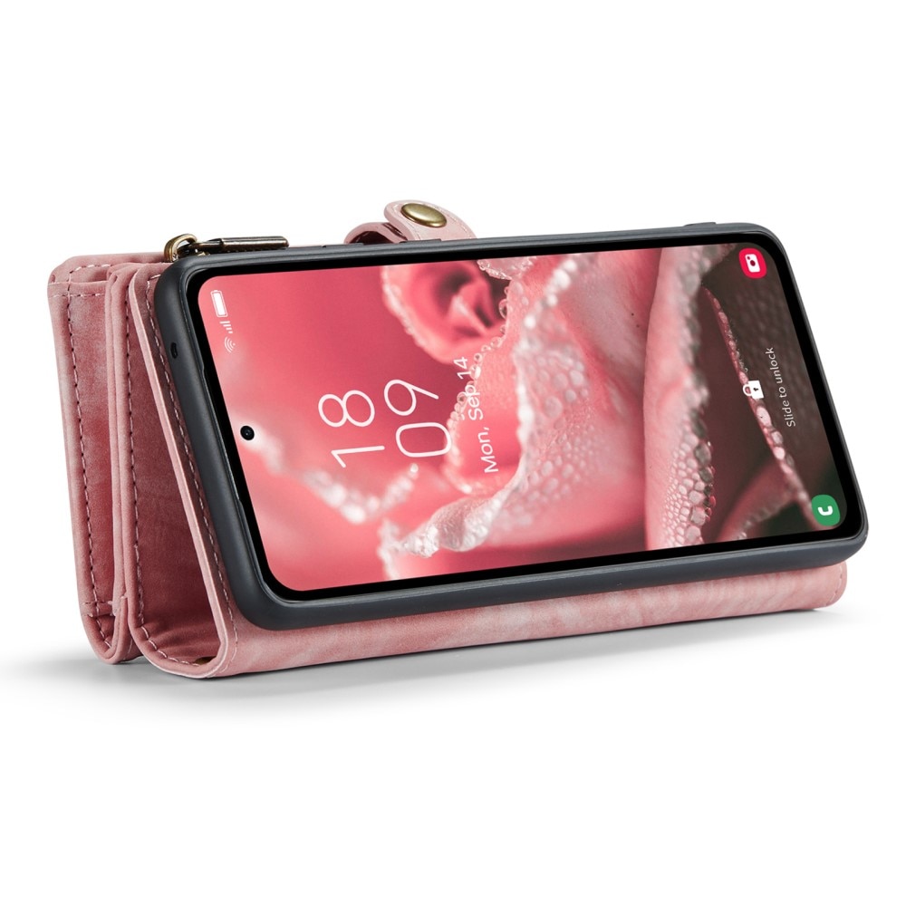 Multi-slot Hoesje Samsung Galaxy A35 roze