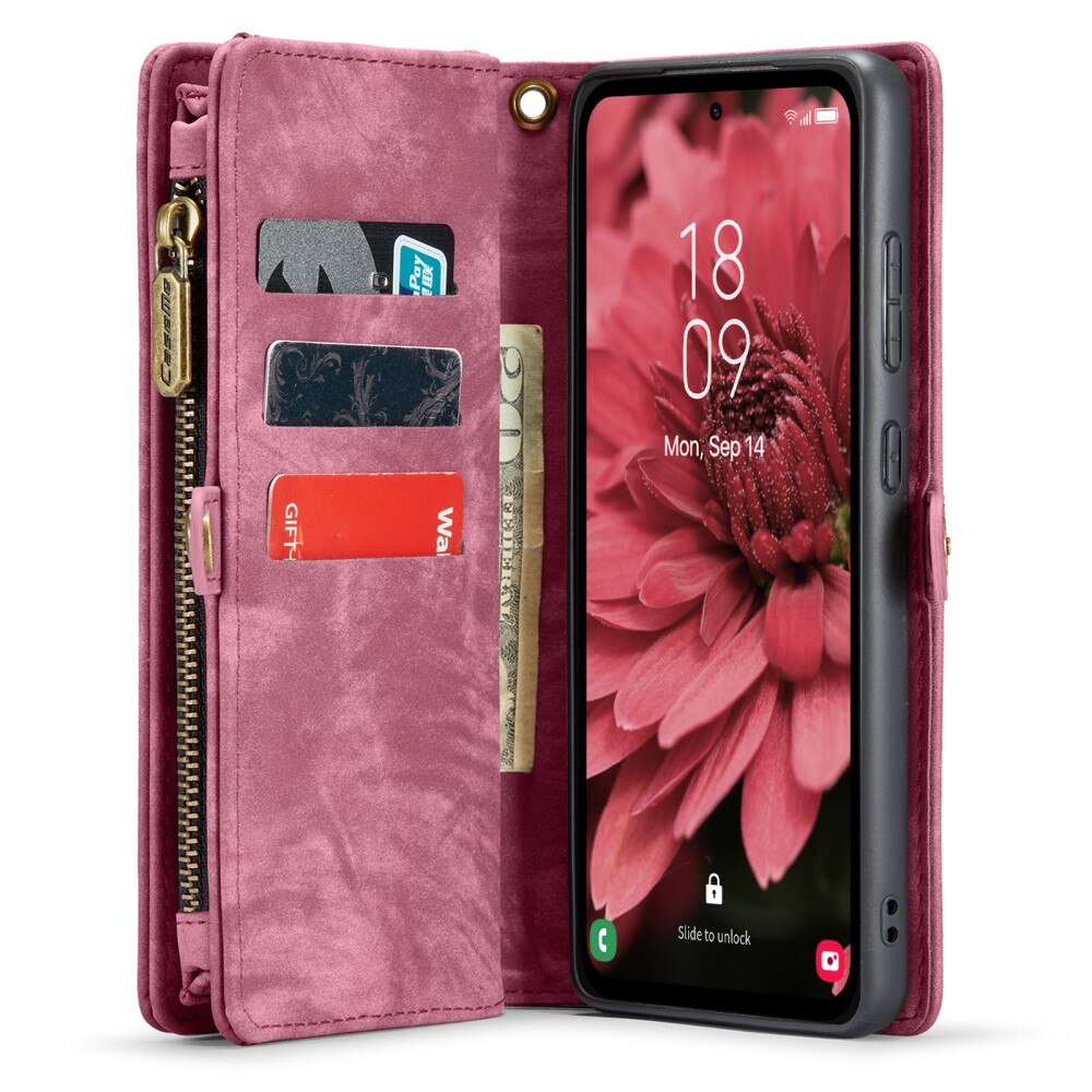 Multi-slot Hoesje Samsung Galaxy A35 Rood