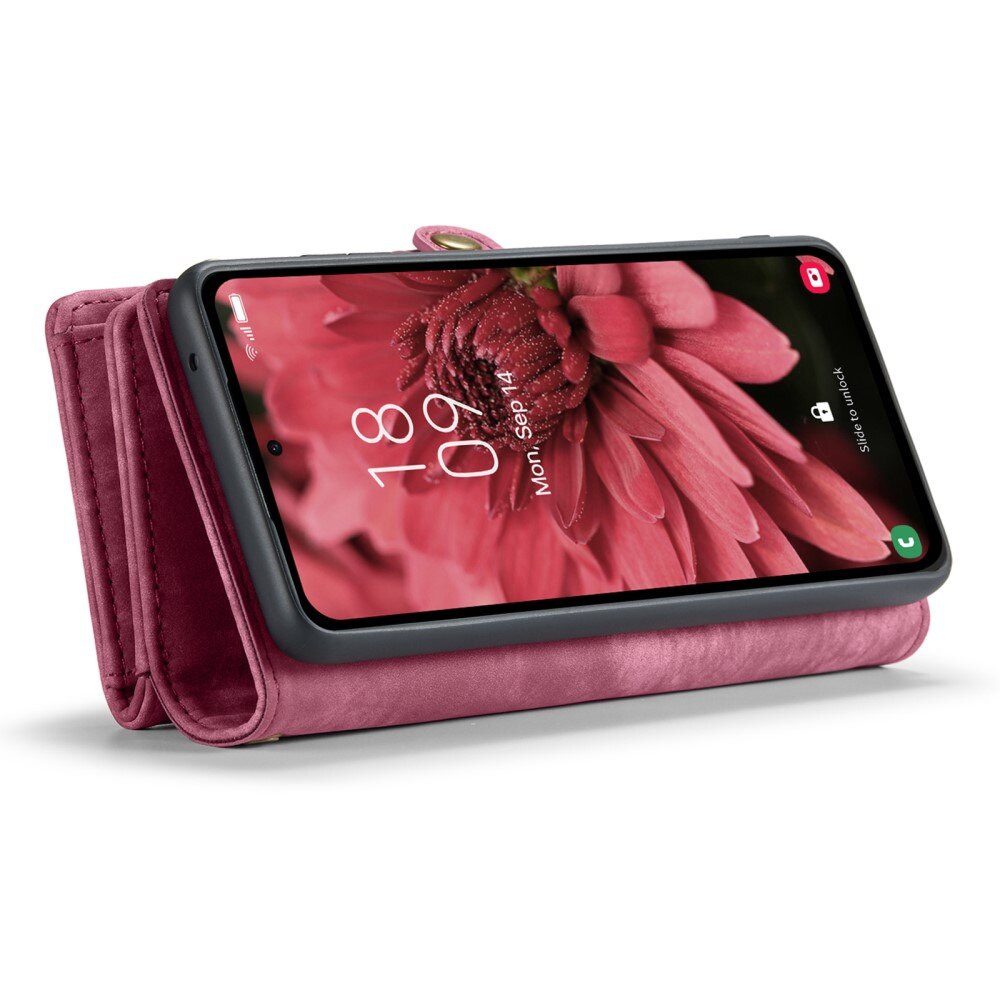 Multi-slot Hoesje Samsung Galaxy A35 Rood