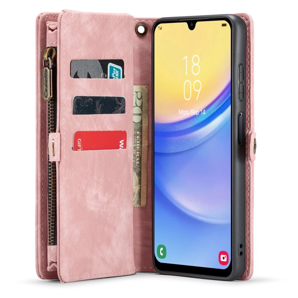 Multi-slot Hoesje Samsung Galaxy A15 roze