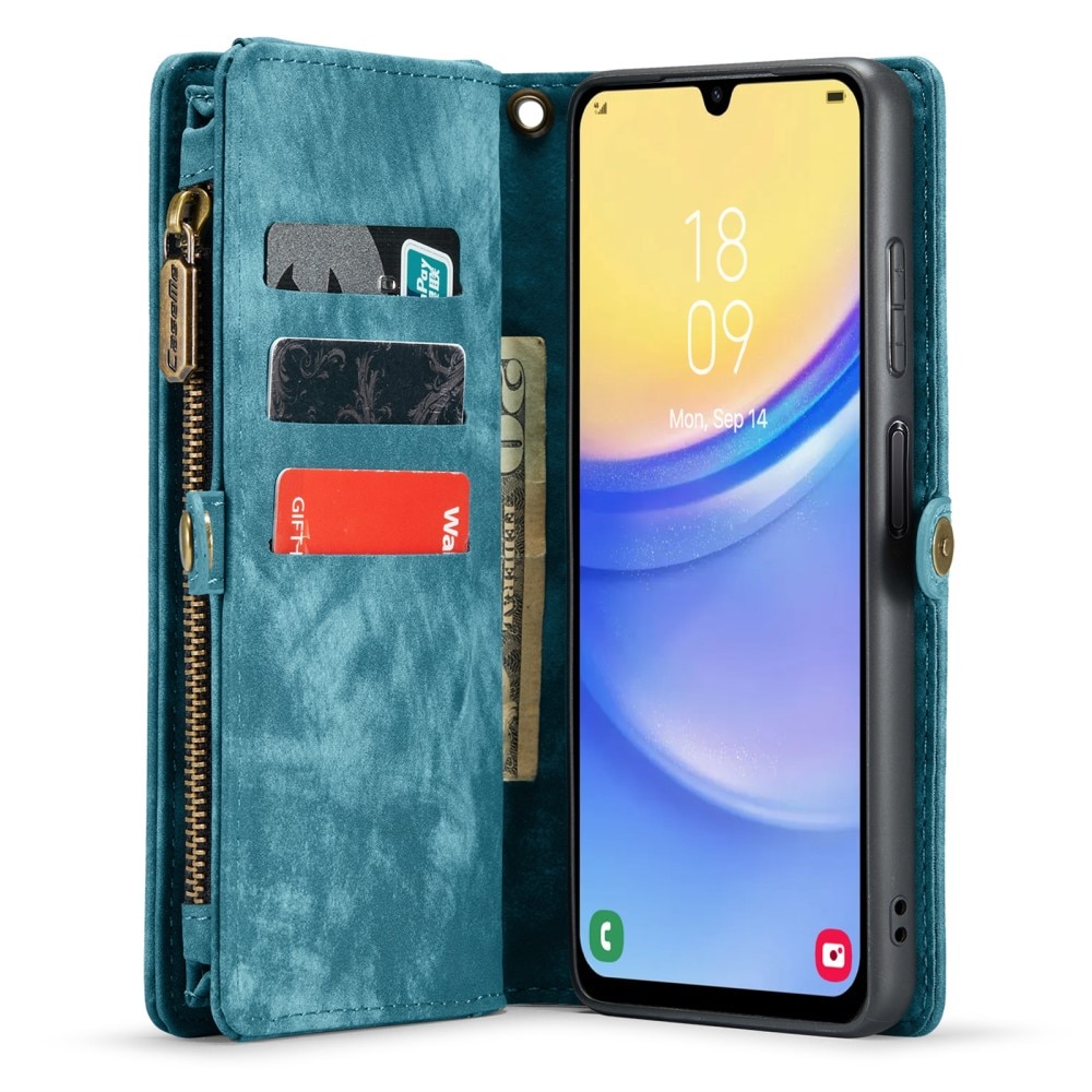 Multi-slot Hoesje Samsung Galaxy A15 blauw