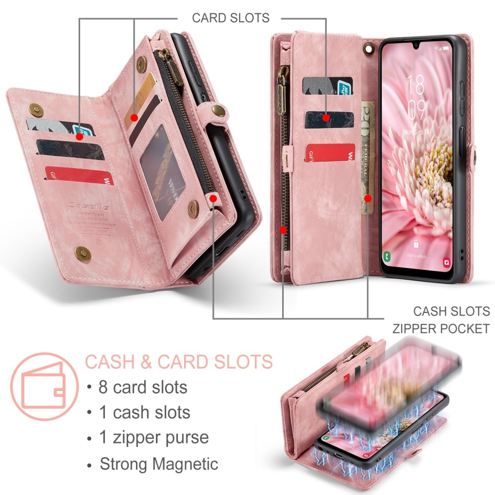 Multi-slot Hoesje Samsung Galaxy A25 roze