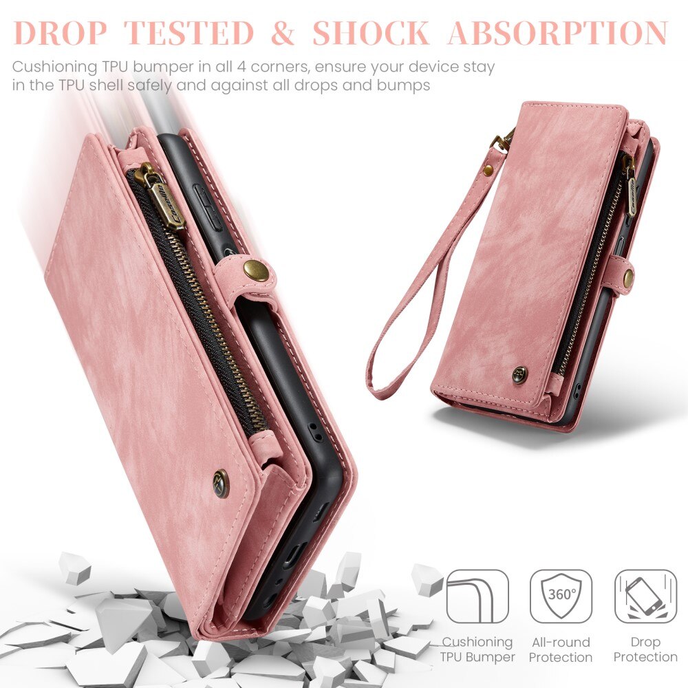 Multi-slot Hoesje Samsung Galaxy A25 Roze