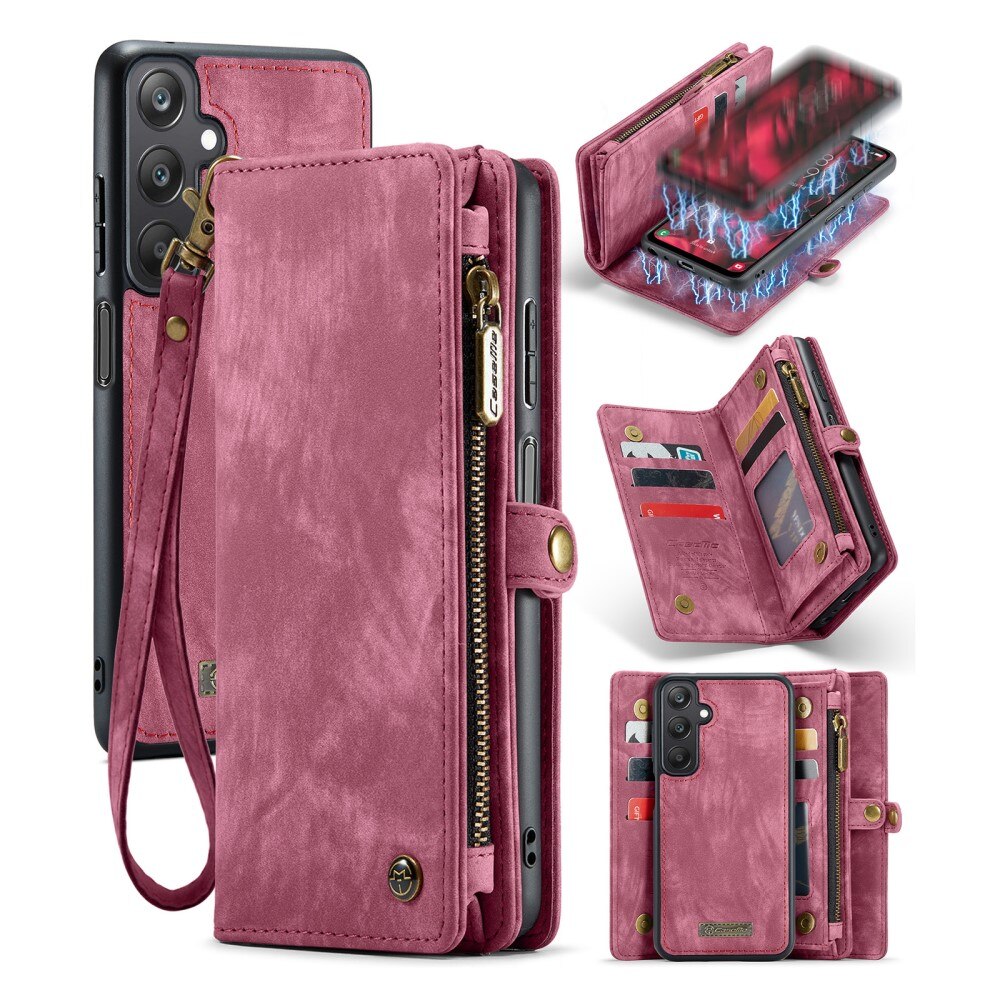 Multi-slot Hoesje Samsung Galaxy A25 Rood