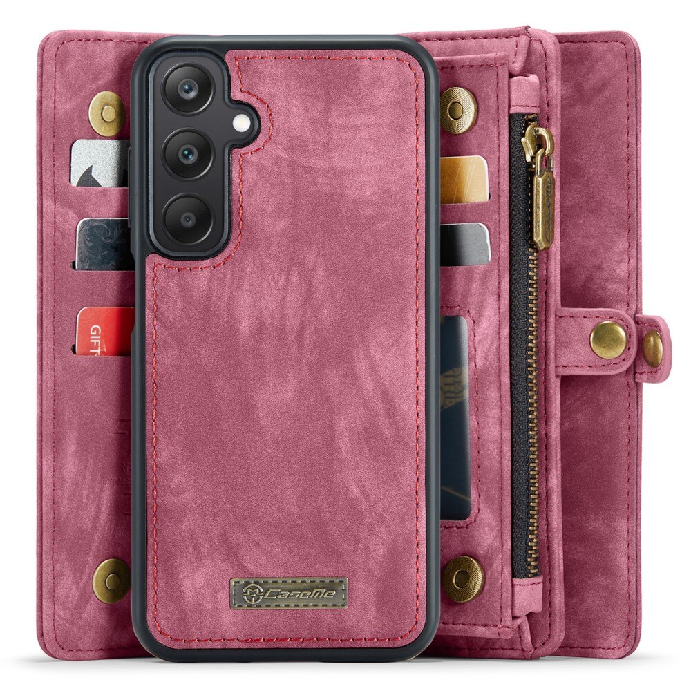 Multi-slot Hoesje Samsung Galaxy A25 rood