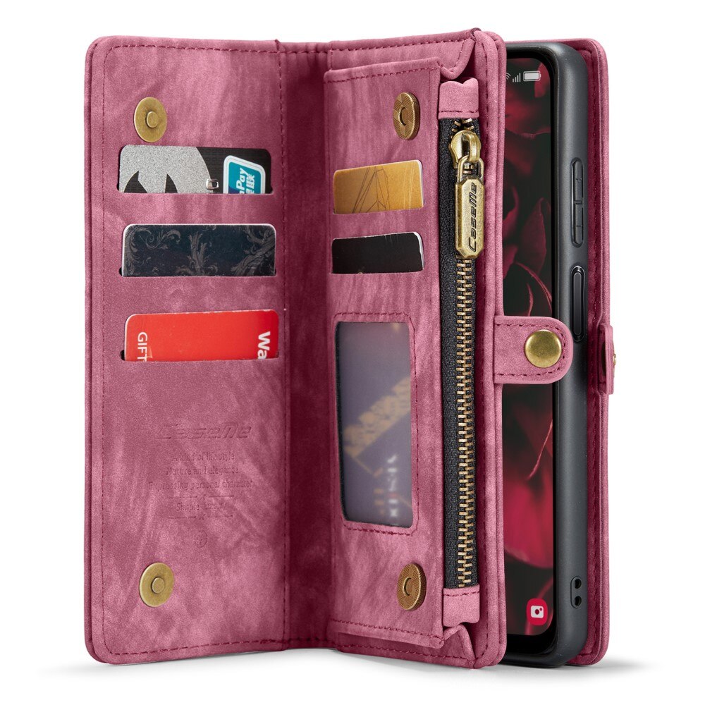 Multi-slot Hoesje Samsung Galaxy A25 Rood