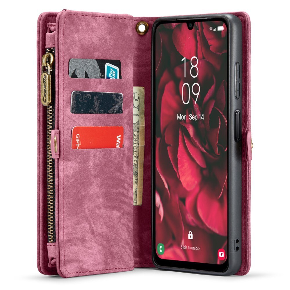 Multi-slot Hoesje Samsung Galaxy A25 rood