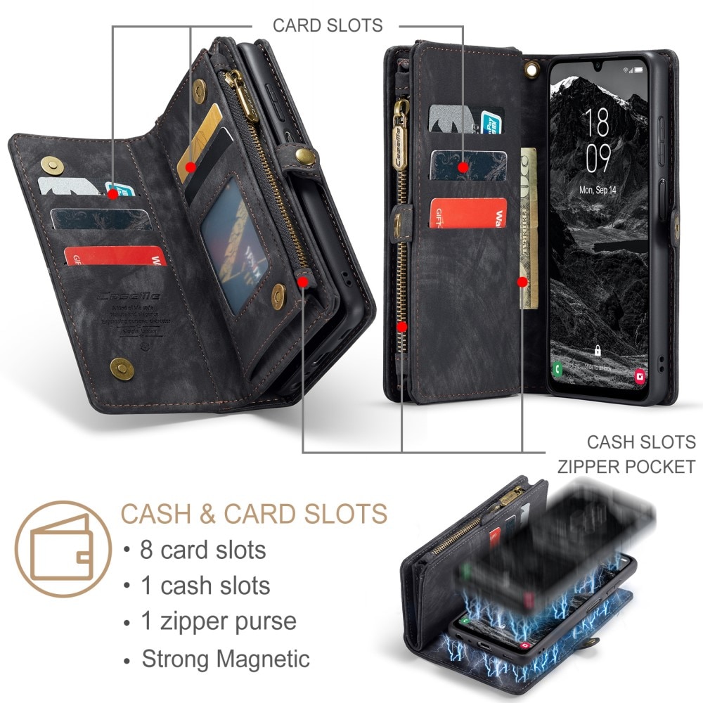 Multi-slot Hoesje Samsung Galaxy A25 Grijs