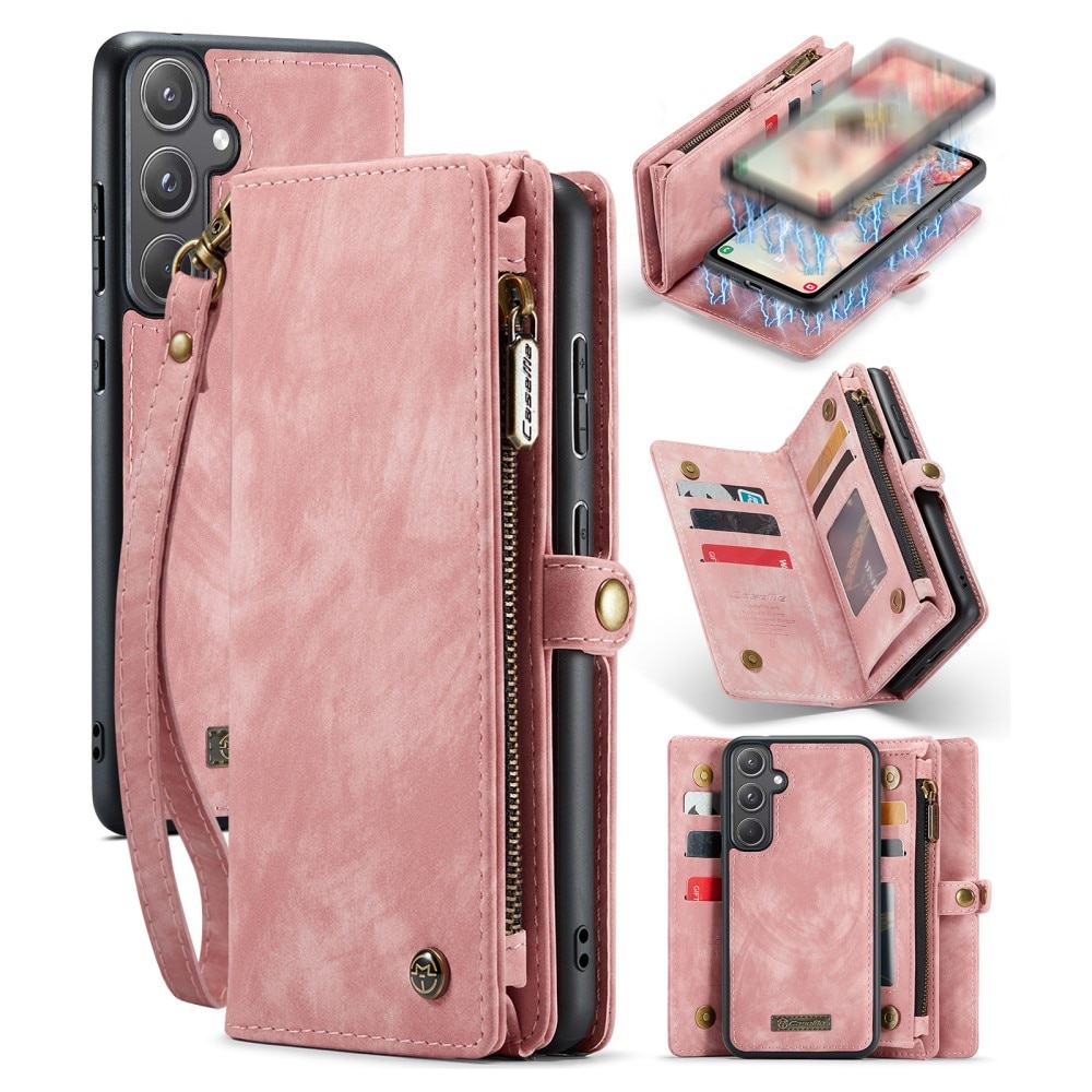Multi-slot Hoesje Samsung Galaxy A55 roze