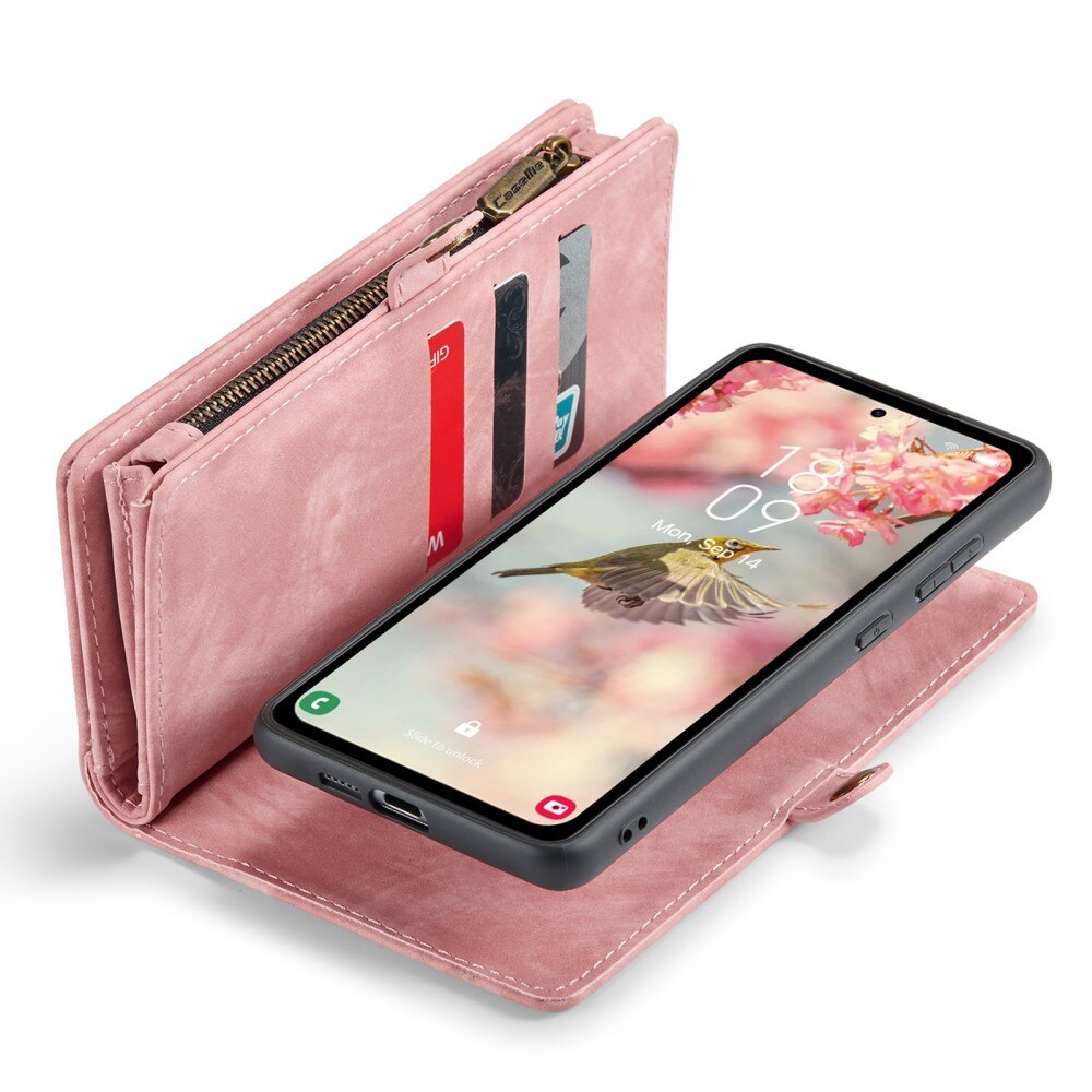 Multi-slot Hoesje Samsung Galaxy A55 roze