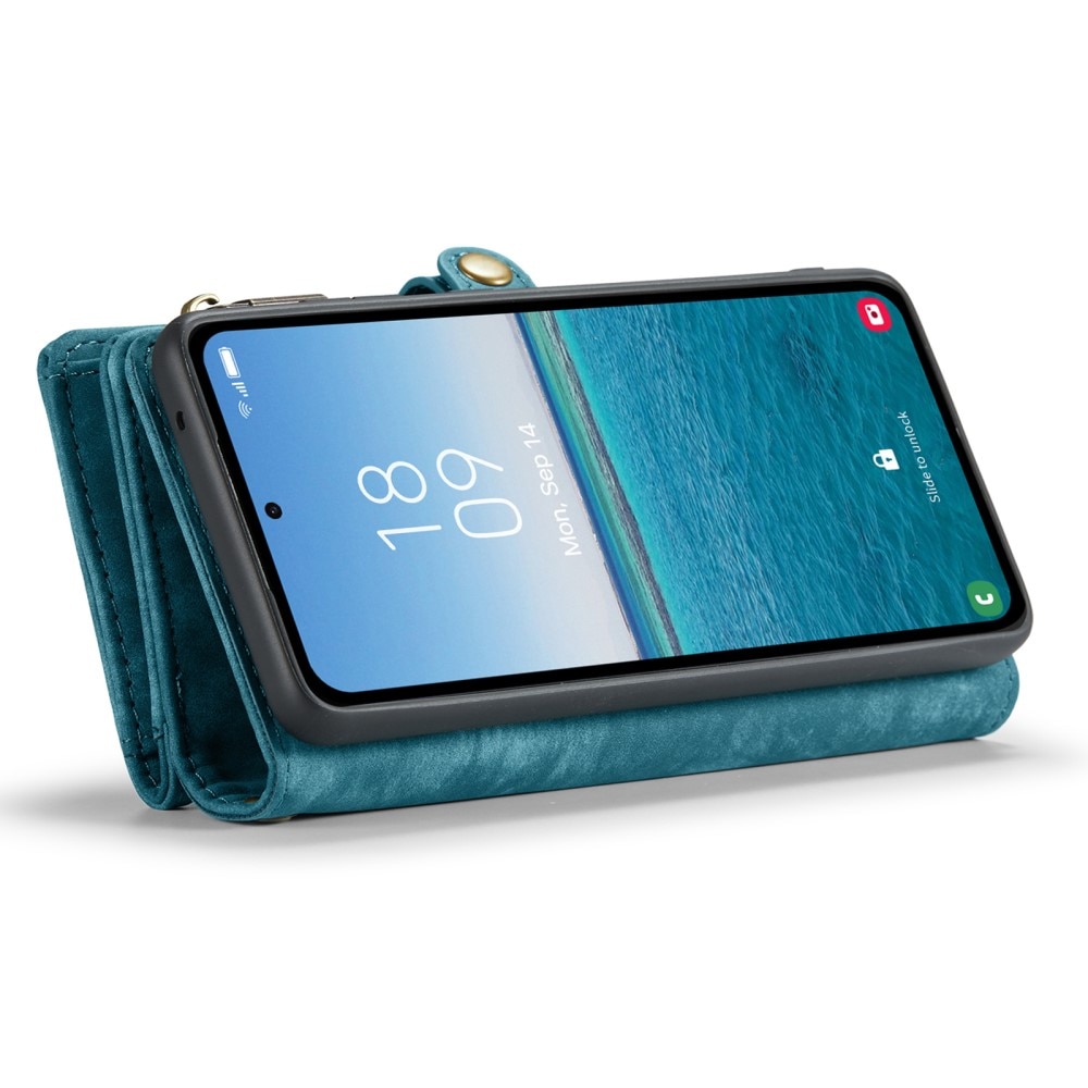 Multi-slot Hoesje Samsung Galaxy A55 blauw