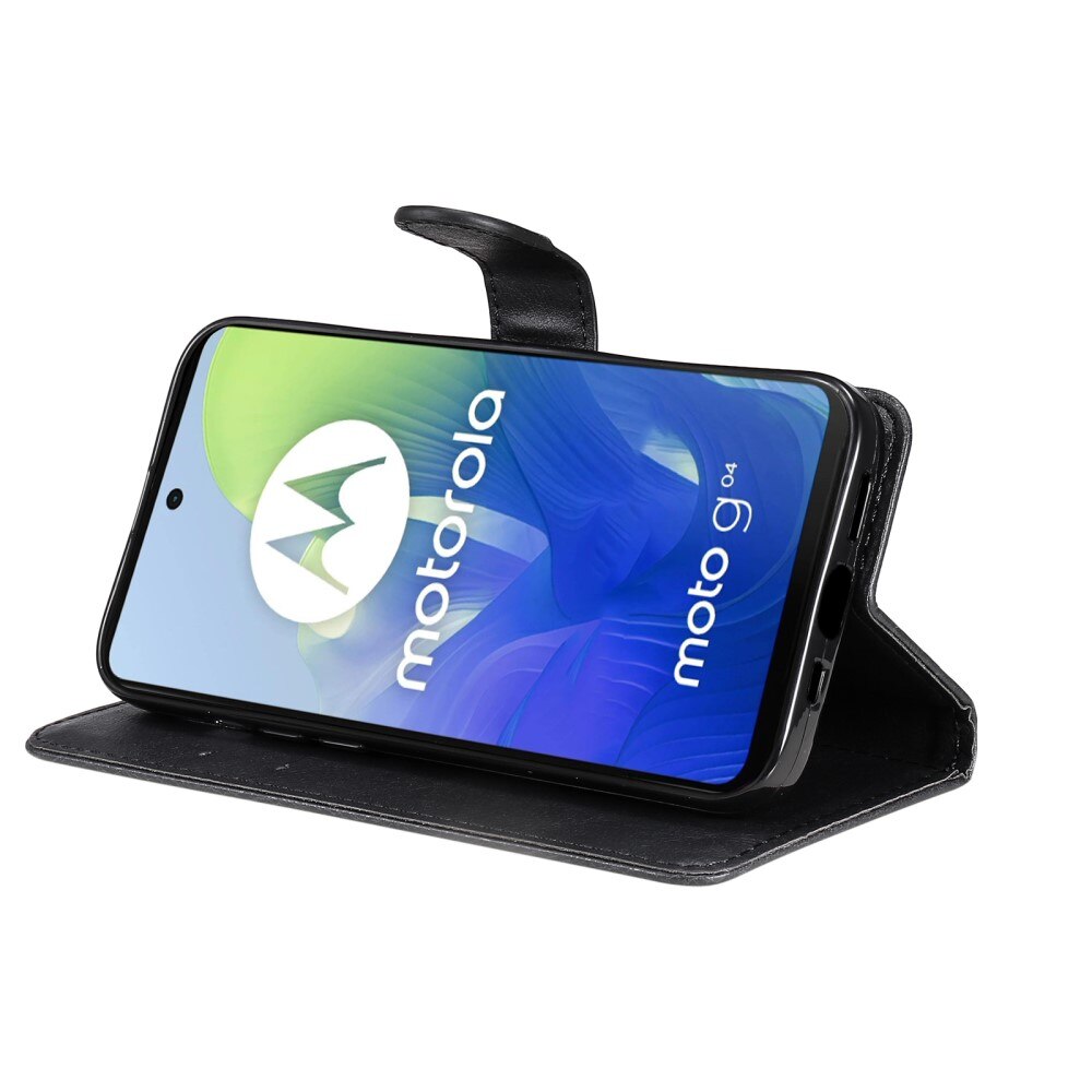 Motorola Moto G24 Bookcover hoesje zwart