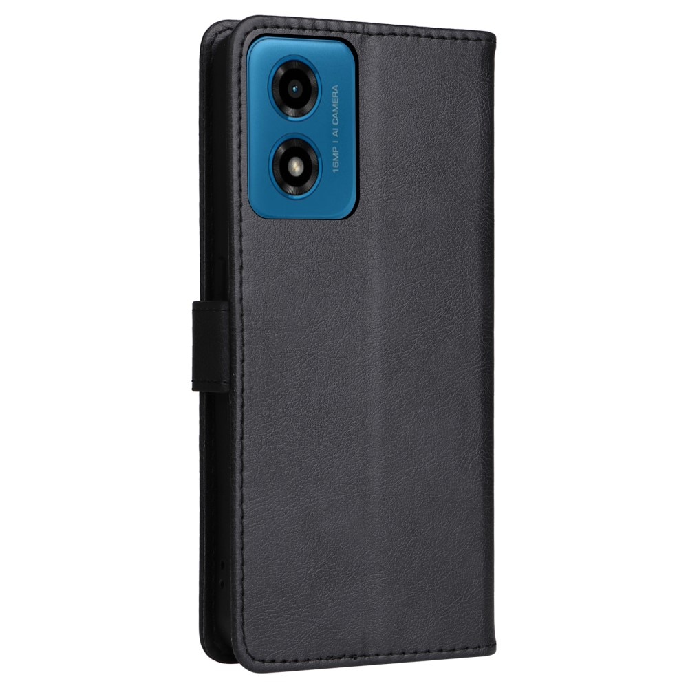 Motorola Moto G24 Bookcover hoesje zwart